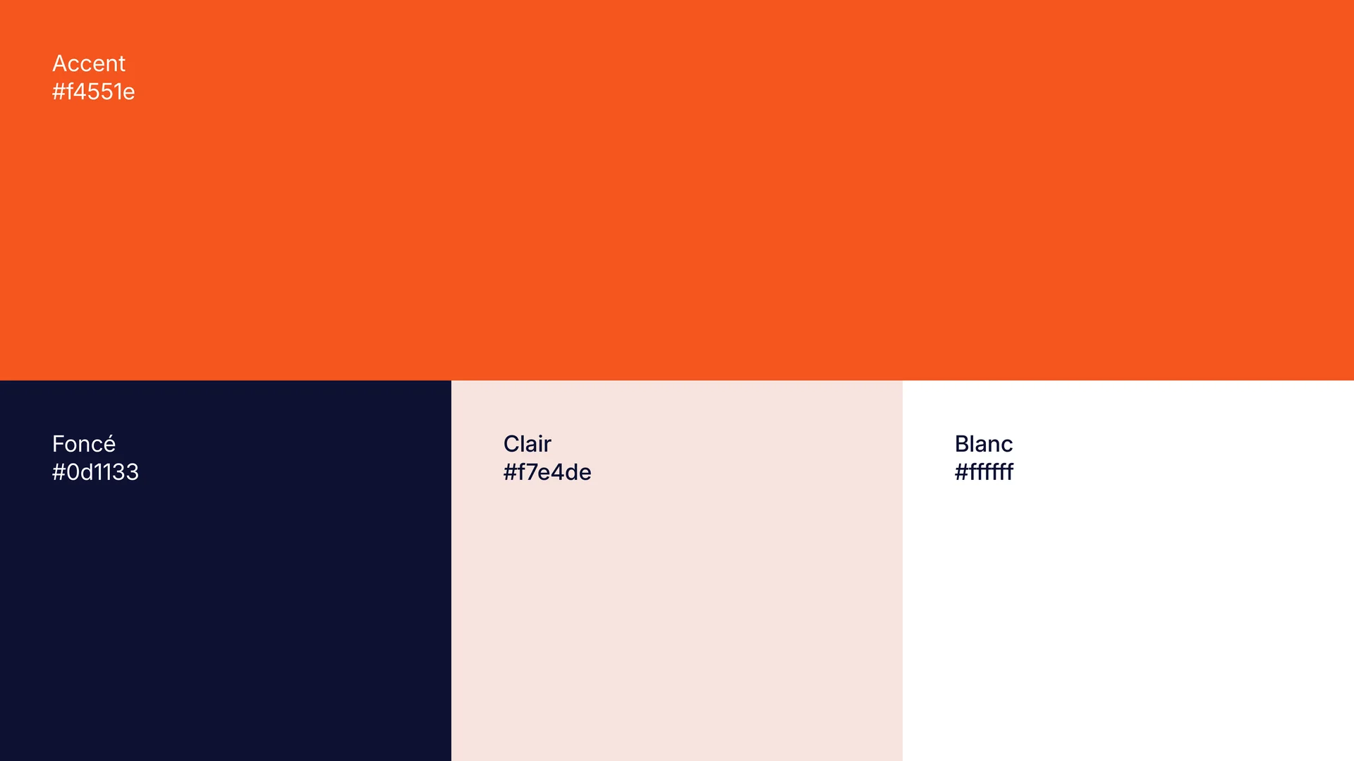 Novesta — Charte graphique et palette de couleurs