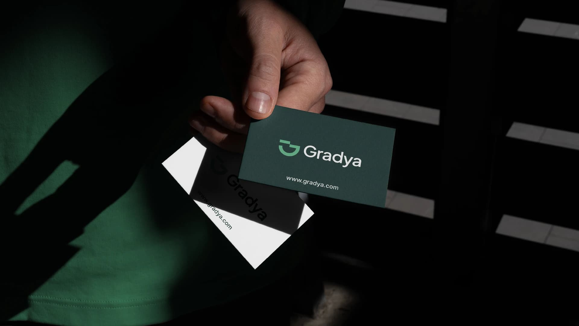 Gradya — Application sur papeterie et cartes de visite