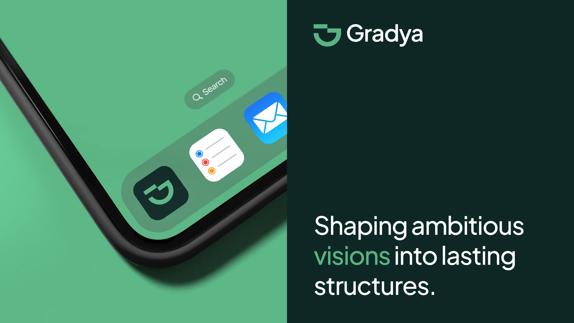 Gradya — Application mobile et identité visuelle